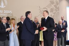 Birinci Avropa Oyunlarının təşkilində böyük xidmətlərinə görə Mehriban Əliyeva “Heydər Əliyev” ordeni ilə təltif edilib (FOTO)