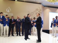 Birinci Avropa Oyunlarının təşkilində böyük xidmətlərinə görə Mehriban Əliyeva “Heydər Əliyev” ordeni ilə təltif edilib (FOTO)
