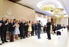 Birinci Avropa Oyunlarının təşkilində böyük xidmətlərinə görə Mehriban Əliyeva “Heydər Əliyev” ordeni ilə təltif edilib (FOTO)