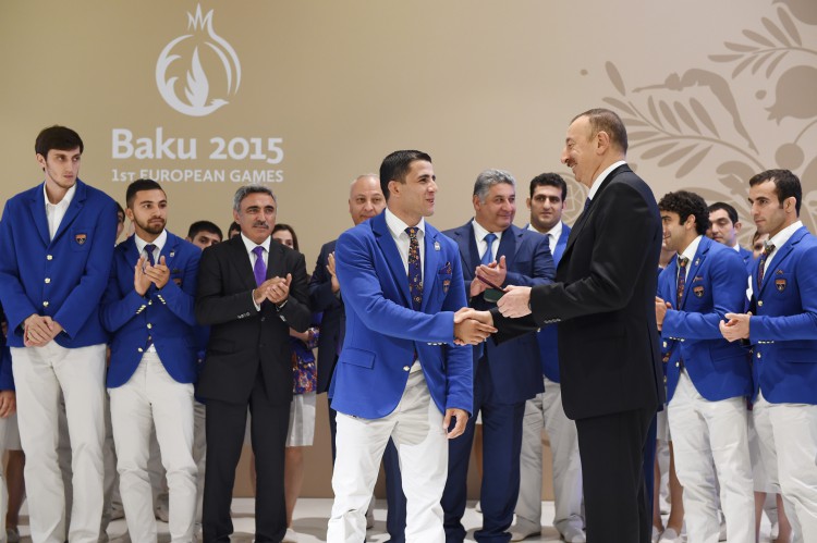 Birinci Avropa Oyunlarının təşkilində böyük xidmətlərinə görə Mehriban Əliyeva “Heydər Əliyev” ordeni ilə təltif edilib (FOTO)