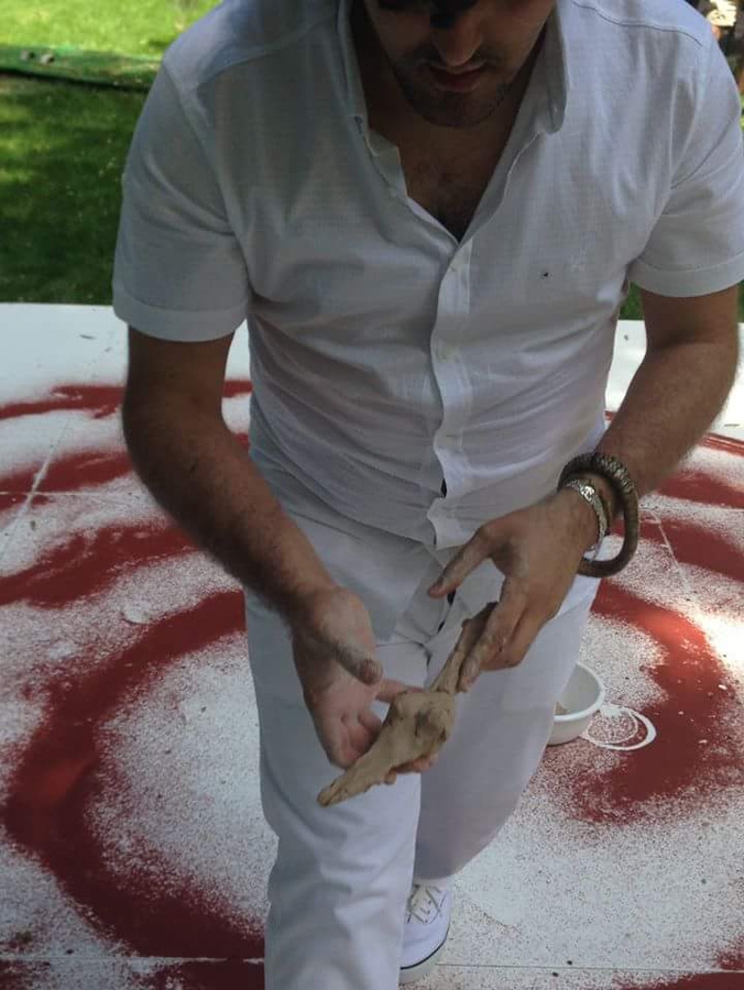 Azərbaycanlı rəssam Vüsal Rəhim 5-ci Beynəlxalq Platonov İncəsənət Festivalında iştirak edib (FOTO)