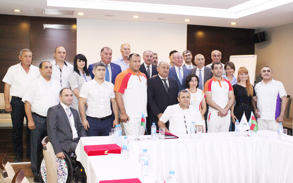 Milli Paralimpiya Komitəsində Avropa Oyunlarının yekunlarına həsr olunmuş iclas keçirilib (FOTO)