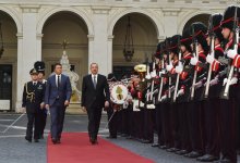 Azərbaycan Prezidenti İtaliyanın Baş naziri ilə görüşüb (FOTO)