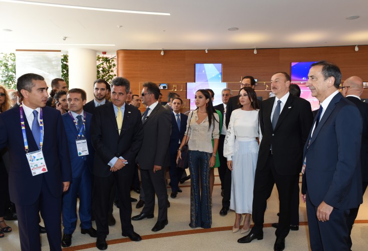 Prezident İlham Əliyev və xanımı "Milan Expo 2015" sərgisindəki Azərbaycan pavilyonunda "Milli gün" mərasimində iştirak ediblər (FOTO)