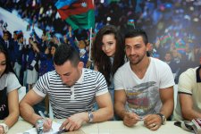 “Park Bulvar”, “Shokki Mokki” və “Day.Az”-ın təşkilati dəstəyi ilə Avropa Oyunları çempionlarının avtoqraf-sessiyası keçirildi (FOTO)