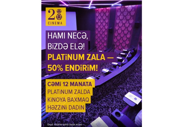 “28 Cinema”dan yay endirimi