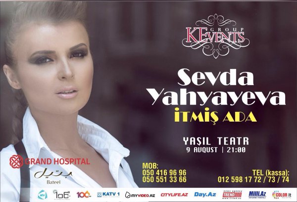 Sevda Yahyayevanın "İtmiş ada" adlı solo konserti keçiriləcək