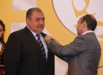 Prezident İlham Əliyevin sərəncamları ilə təltif edilmiş KİV nümayəndələrinə mükafatlar təqdim edilib (FOTO)