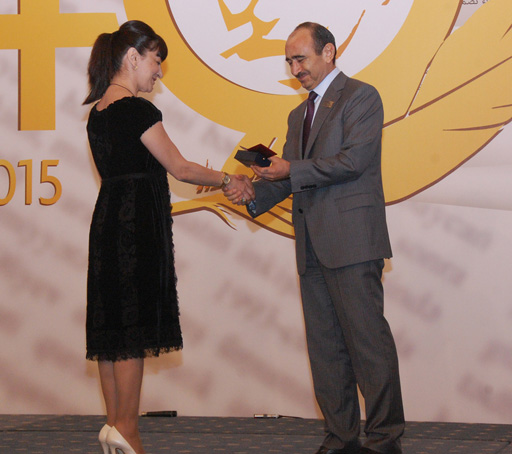 Prezident İlham Əliyevin sərəncamları ilə təltif edilmiş KİV nümayəndələrinə mükafatlar təqdim edilib (FOTO)