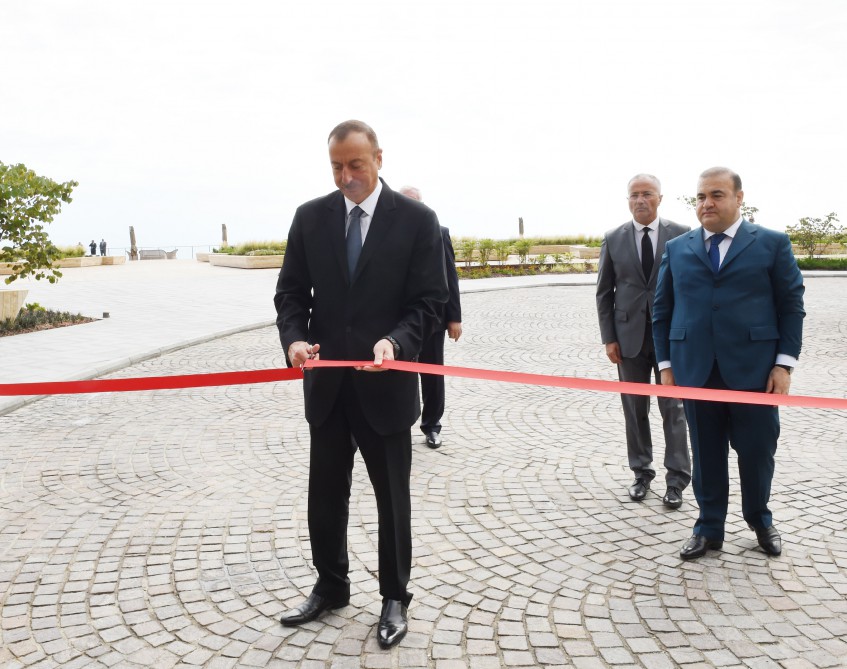 Prezident İlham Əliyev “Qalaaltı Hotel & SPA” müalicə-istirahət kompleksinin açılışında iştirak edib (FOTO)