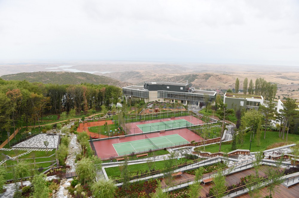 Prezident İlham Əliyev “Qalaaltı Hotel & SPA” müalicə-istirahət kompleksinin açılışında iştirak edib (FOTO)