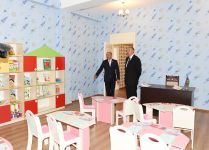 Cəlilabadda Heydər Əliyev Fondunun təşəbbüsü ilə inşa edilmiş körpələr evi-uşaq bağçası istifadəyə verilib (FOTO)