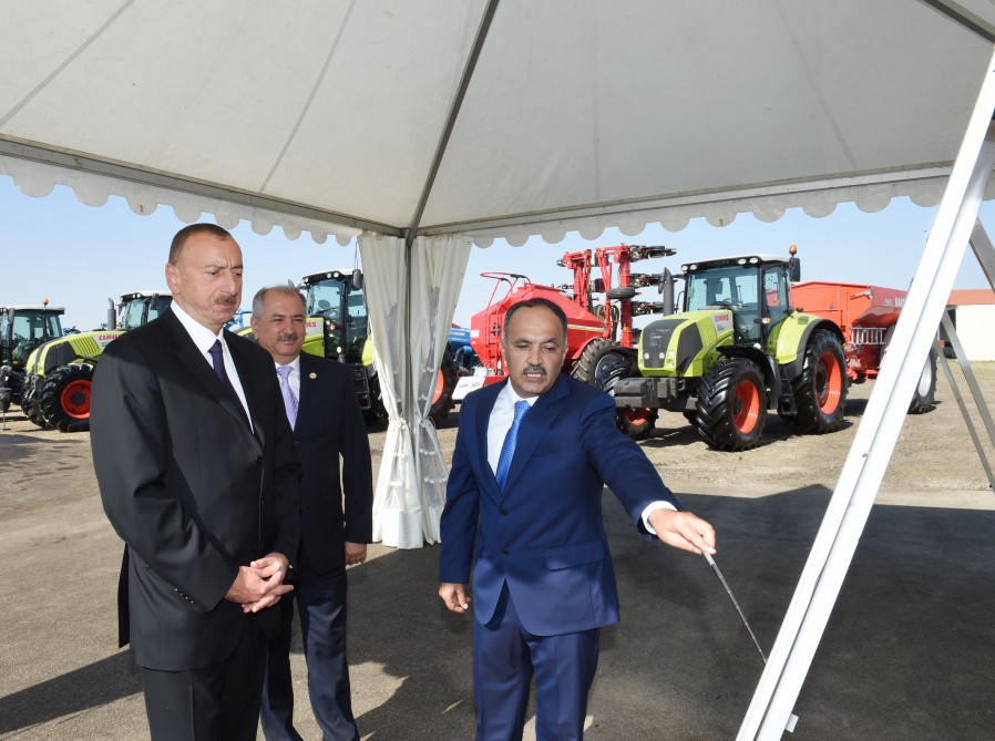 Prezident İlham Əliyev “Avanqard” MMC-nin Cəlilabad rayonundakı taxılçılıq təsərrüfatı ilə tanış olub (FOTO)