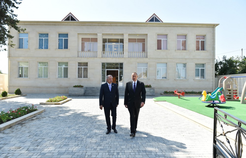 Cəlilabadda Heydər Əliyev Fondunun təşəbbüsü ilə inşa edilmiş körpələr evi-uşaq bağçası istifadəyə verilib (FOTO)