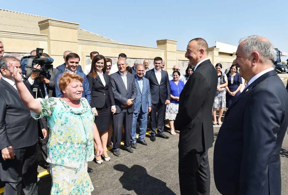 Cəlilabadda yeni avtomobil yolu istifadəyə verildi (FOTO)