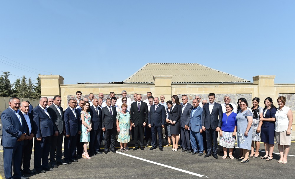 Cəlilabadda yeni avtomobil yolu istifadəyə verildi (FOTO)