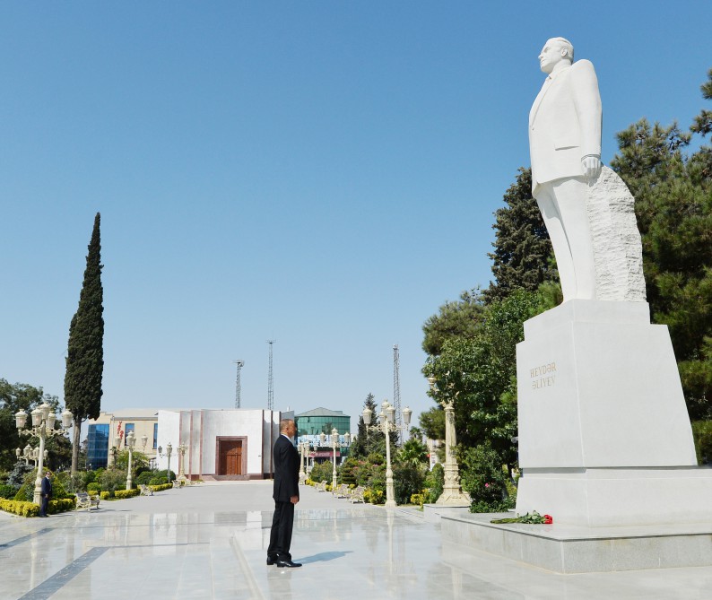 Azərbaycan Prezidenti İlham Əliyev Cəlilabad rayonuna səfər edib (FOTO)