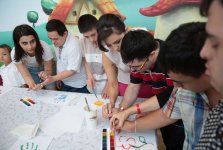 Heydər Əliyev Fondunun təşəbbüsü ilə uşaqlar üçün növbəti şənlik təşkil olunub (FOTO)
