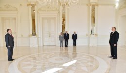 Prezident İlham Əliyev Latviya və İsrailin Azərbaycanda yeni təyin olunmuş səfirlərinin etimadnaməsini qəbul edib (ƏLAVƏ OLUNUB) (FOTO)
