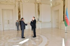 Prezident İlham Əliyev Latviya və İsrailin Azərbaycanda yeni təyin olunmuş səfirlərinin etimadnaməsini qəbul edib (ƏLAVƏ OLUNUB) (FOTO)