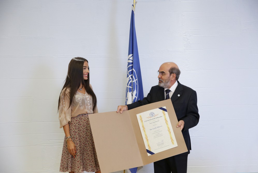 FAO: Leyla Əliyeva kimi şəxsiyyətlər unikal əqidə gücünə malikdirlər və onların müraciətlərini milyonlar eşidə bilər
