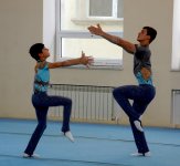 Akrobatika gimnastikası üzrə 22-ci Bakı çempionatı başlayıb (FOTO)