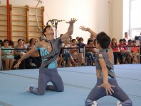 Akrobatika gimnastikası üzrə 22-ci Bakı çempionatı başlayıb (FOTO)
