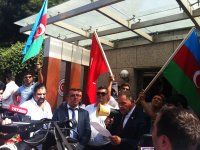 Azərbaycanda Türkiyəyə dəstək aksiyası keçirilib (FOTO)