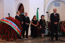 Habil Əliyevlə vida mərasimi keçirilib (ƏLAVƏ OLUNUB) (FOTO)