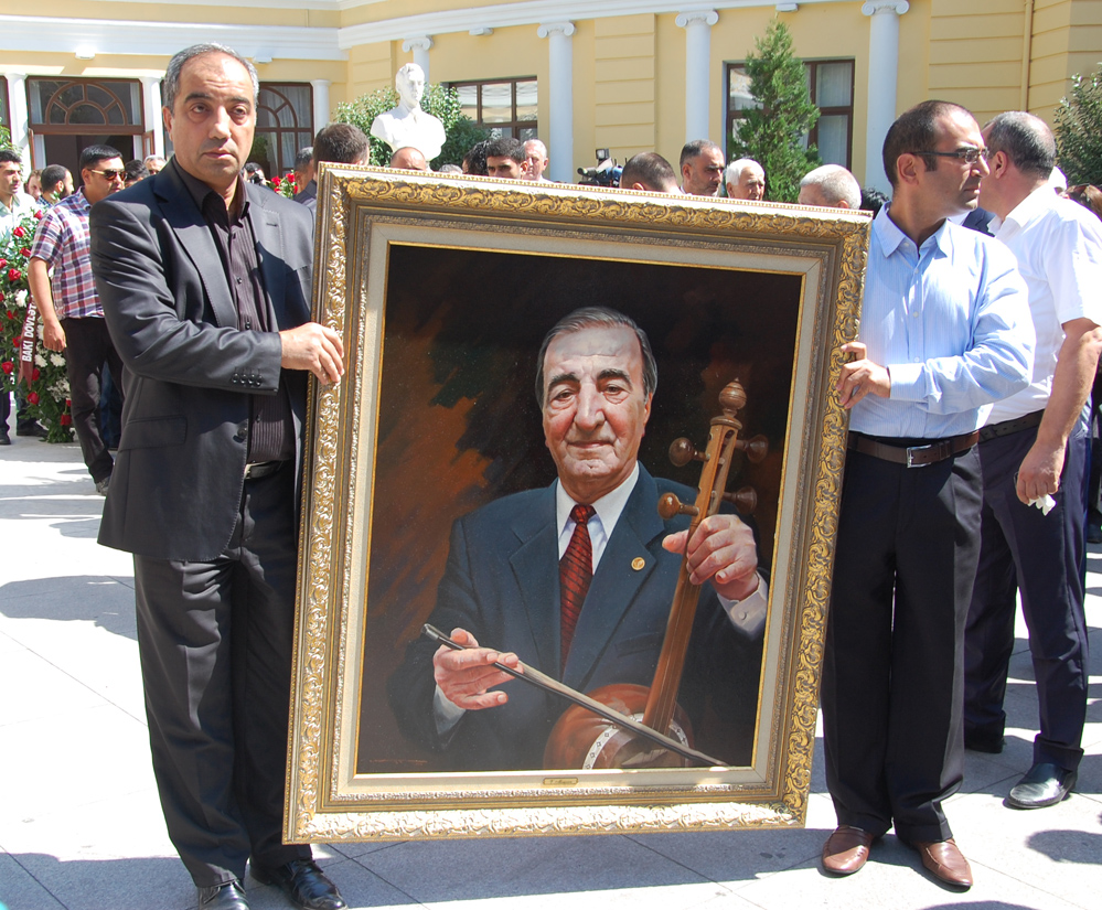 Habil Əliyevlə vida mərasimi keçirilib (ƏLAVƏ OLUNUB) (FOTO)