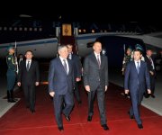Azərbaycan Prezidenti İlham Əliyev Qazaxıstana işgüzar səfərə gəlib (FOTO)