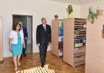 Prezident İlham Əliyev Texniki-Humanitar Liseydə yenidənqurma işlərindən sonrakı vəziyyətlə tanış olub (FOTO)