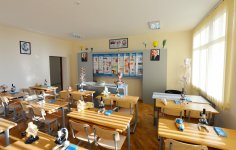 Prezident İlham Əliyev Texniki-Humanitar Liseydə yenidənqurma işlərindən sonrakı vəziyyətlə tanış olub (FOTO)