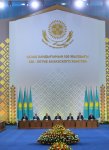 Prezident İlham Əliyev Qazax xanlığının 550 illik yubileyi münasibətilə  keçirilən təntənəli mərasimdə iştirak edib (FOTO)