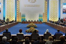 Prezident İlham Əliyev Qazax xanlığının 550 illik yubileyi münasibətilə  keçirilən təntənəli mərasimdə iştirak edib (FOTO)