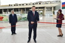 Prezident İlham Əliyev Bakı-Sumqayıt marşrutu ilə hərəkət edən ilk sərnişin qatarının yola salınması mərasimində iştirak edib (FOTO)