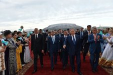 Prezident İlham Əliyev Astanada Qazax xanlığının 550 illik yubileyi ilə bağlı teatrlaşdırılmış tamaşaya baxıb (FOTO)