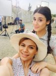 "Bir ovuc sonsuzluq" filminin çəkilişləri davam edir (FOTO)