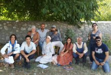 "Bir ovuc sonsuzluq" filminin çəkilişləri davam edir (FOTO)