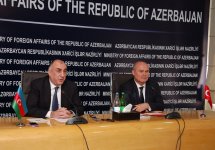 Elmar Məmmədyarov: "Türkiyə Azərbaycanı Dağlıq Qarabağ məsələsində birbaşa dəstəkləyir" (FOTO)