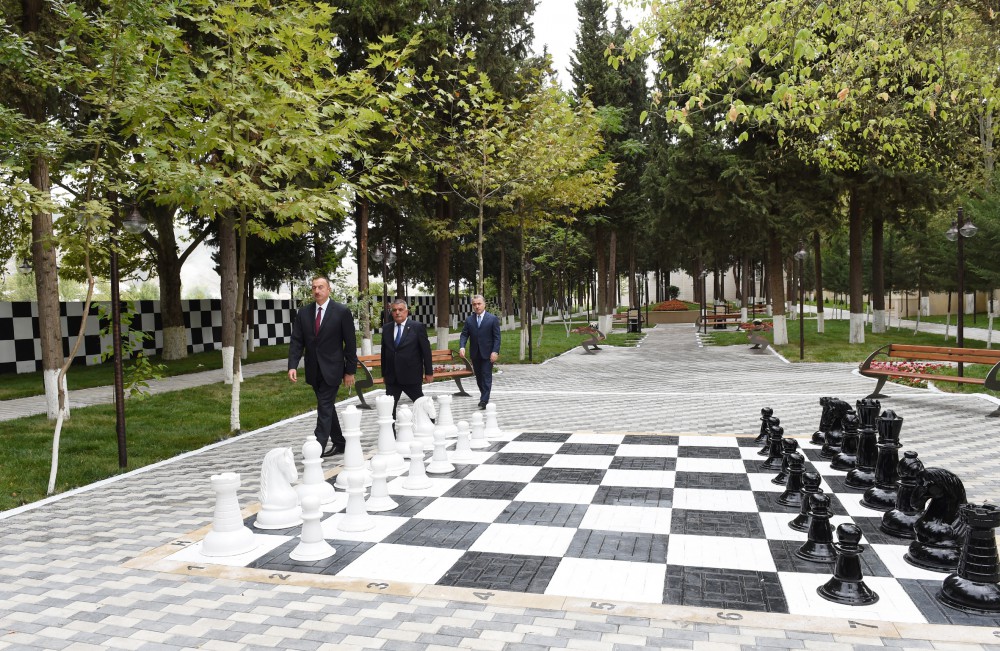 Ağsu Şahmat Məktəbi yenidənqurmadan sonra istifadəyə verilib (FOTO)