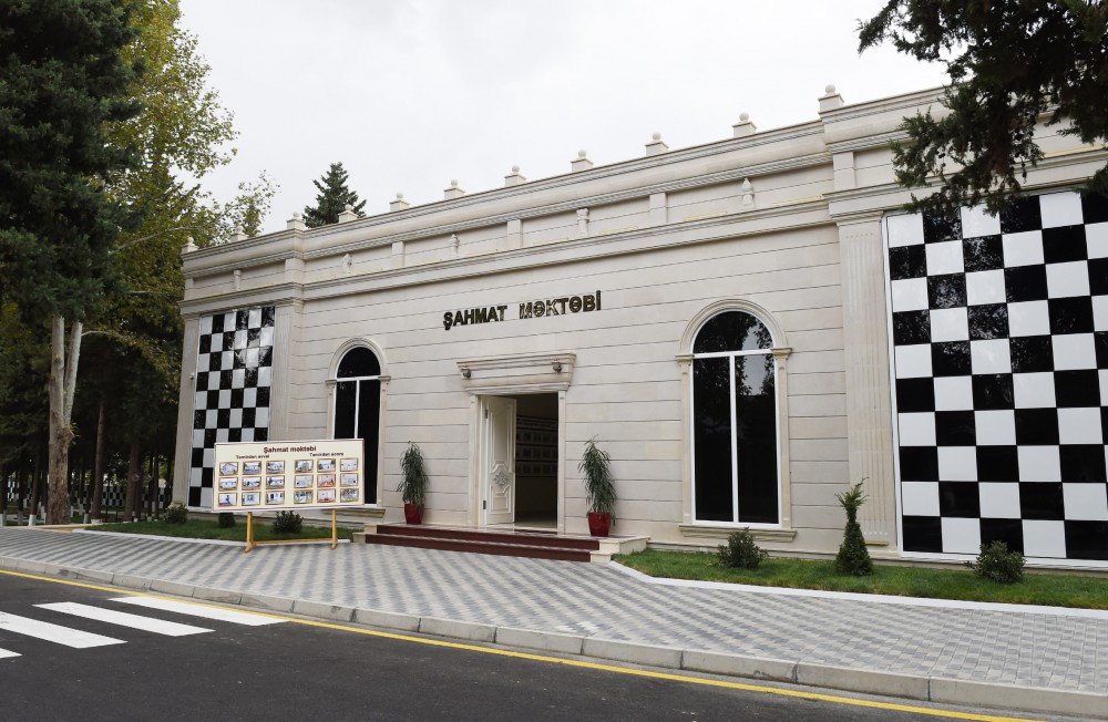 Ağsu Şahmat Məktəbi yenidənqurmadan sonra istifadəyə verilib (FOTO)