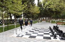 Ağsu Şahmat Məktəbi yenidənqurmadan sonra istifadəyə verilib (FOTO)