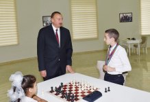 Ağsu Şahmat Məktəbi yenidənqurmadan sonra istifadəyə verilib (FOTO)