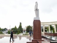 Prezident İlham Əliyev Ağsu rayonuna səfər edib (FOTO)