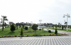 Prezident İlham Əliyev Kürdəmirdə Bayraq Meydanının açılışında iştirak edib (FOTO)