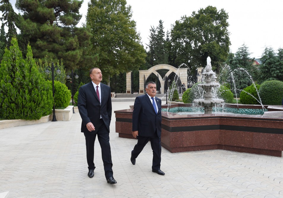 Prezident İlham Əliyev Ağsu rayonuna səfər edib (FOTO)