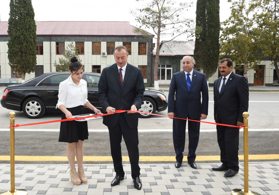 YAP Kürdəmir rayon təşkilatının inzibati binası istifadəyə verilib (FOTO)