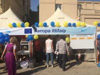 Bakıda "Avropa şəhərciyi" açıldı (FOTO)