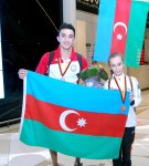 Avropa Yarışlarında uğurla çıxış etmiş idmançılarımız vətənə dönüblər (FOTO)